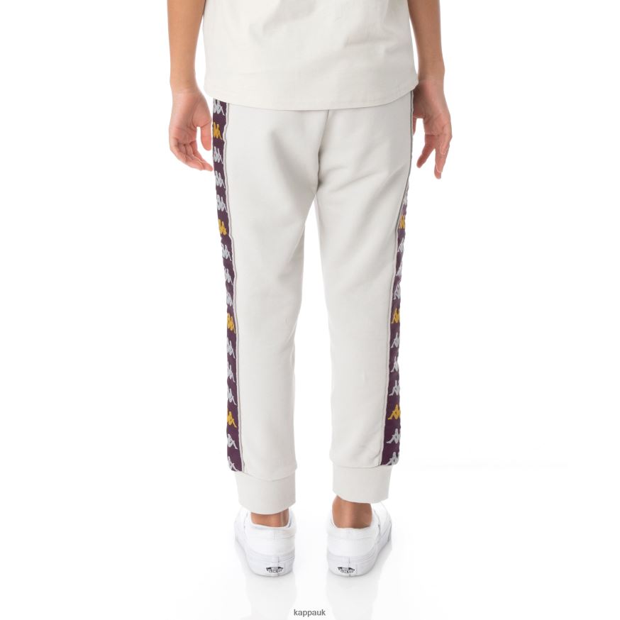Kappa Kids 222 Banda Alanz 3 Sweatpants Grey Silver 408H4N611 - Kappa Trainers UK