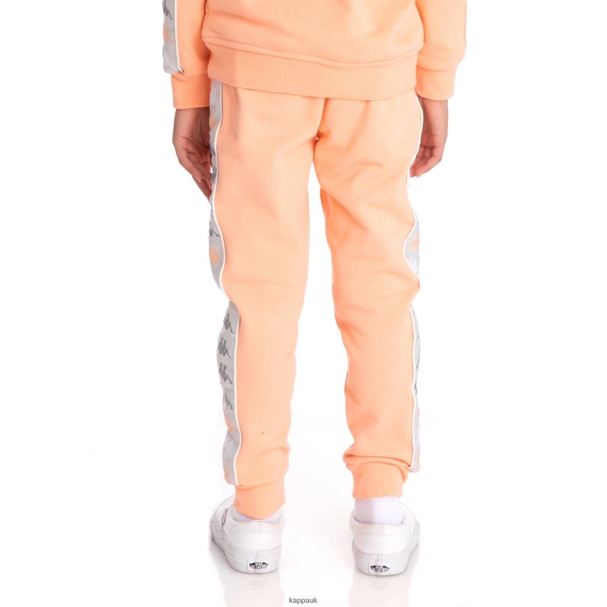 Kappa Kids 222 Banda Alanz 3 Sweatpants Peach 408H4N584 - Kappa Trainers UK