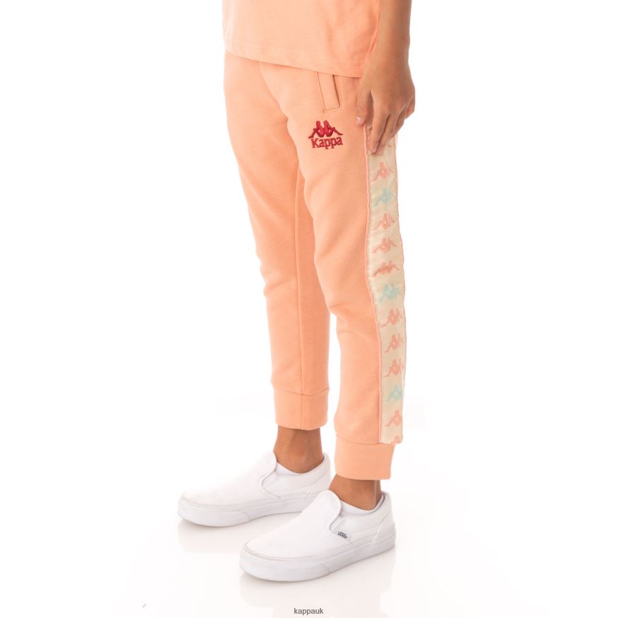 Kappa Kids 222 Banda Alanz 3 Sweatpants Pink Coral 408H4N605 - Kappa Trainers UK