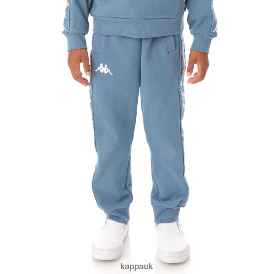 Kappa Kids 222 Banda Alanzin Sweatpants Light Blue 408H4N601 - Kappa UK