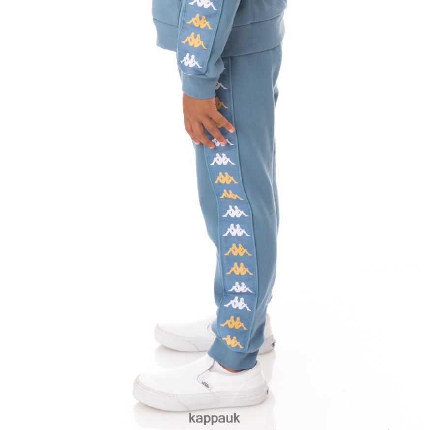 Kappa Kids 222 Banda Alanzin Sweatpants Light Blue 408H4N601 - Kappa UK