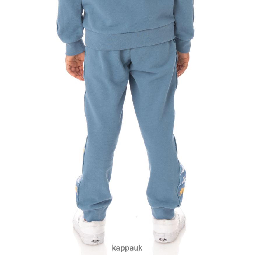 Kappa Kids 222 Banda Alanzin Sweatpants Light Blue 408H4N601 - Kappa UK
