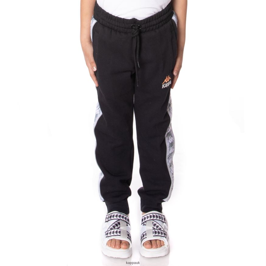 Kappa Kids 222 Banda Galanz Sweatpants Jet Black 408H4N562 - Kappa UK