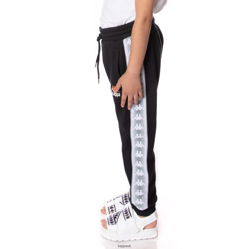 Kappa Kids 222 Banda Galanz Sweatpants Jet Black 408H4N562 - Kappa UK