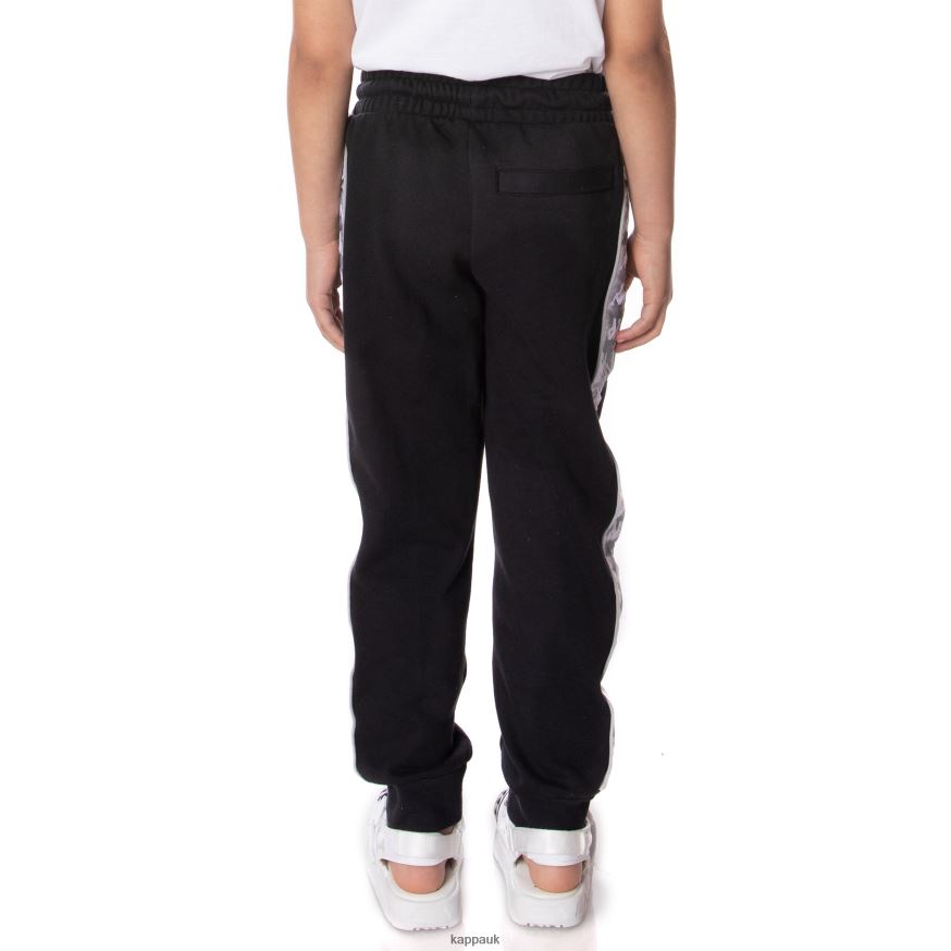 Kappa Kids 222 Banda Galanz Sweatpants Jet Black 408H4N562 - Kappa UK