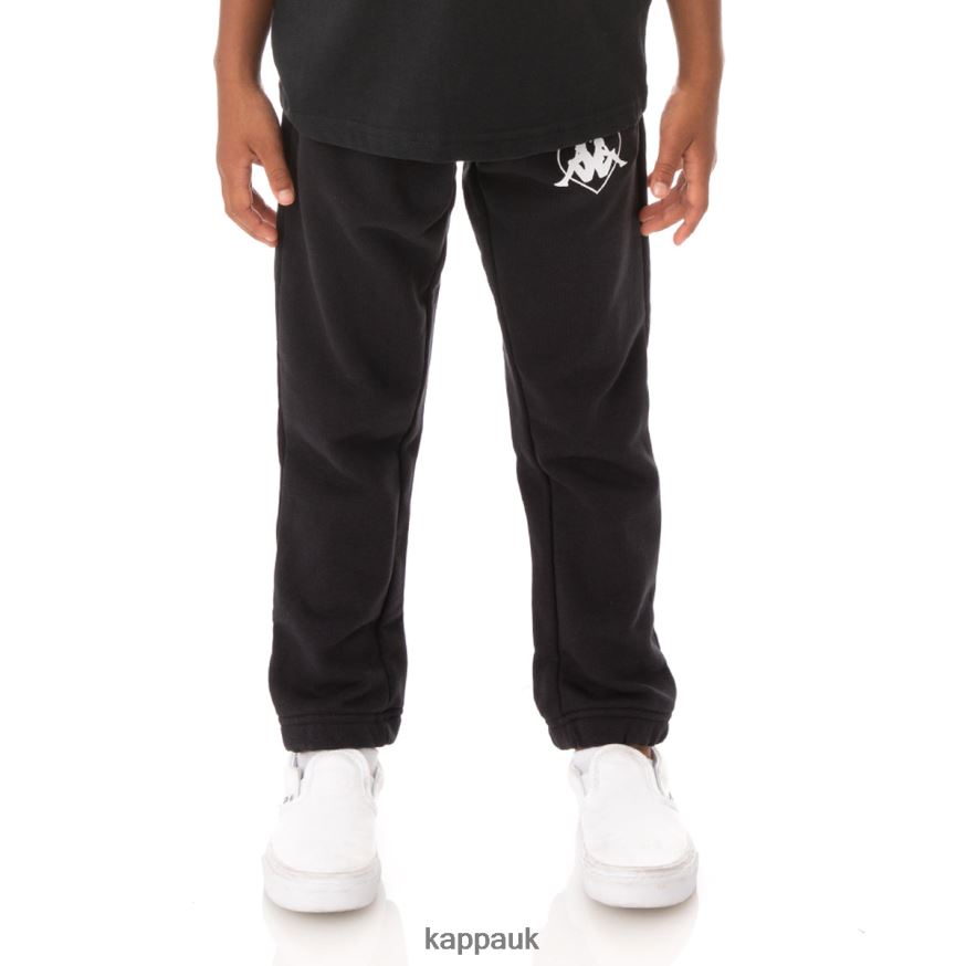 Kappa Kids Authentic Love Katowice Sweatpants Black 408H4N610 - Kappa UK