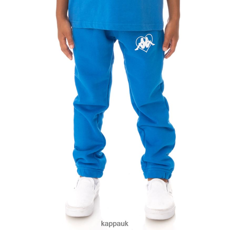 Kappa Kids Authentic Love Katowice Sweatpants Blue 408H4N607 - Kappa UK