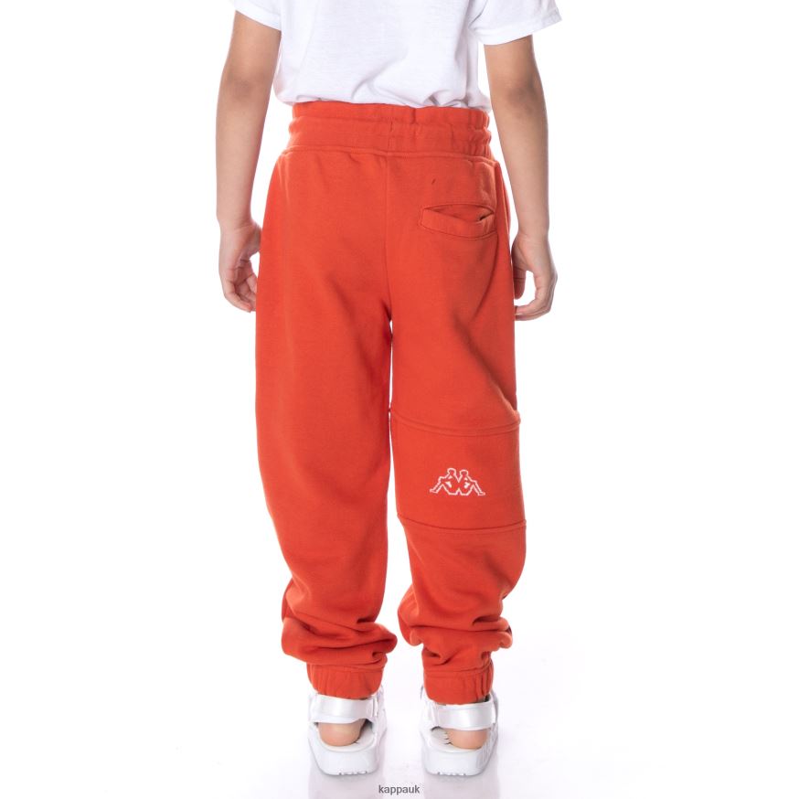 Kappa Kids Logo Arctplus Sweatpants Burnt Orange 408H4N563 - Kappa Trainers UK
