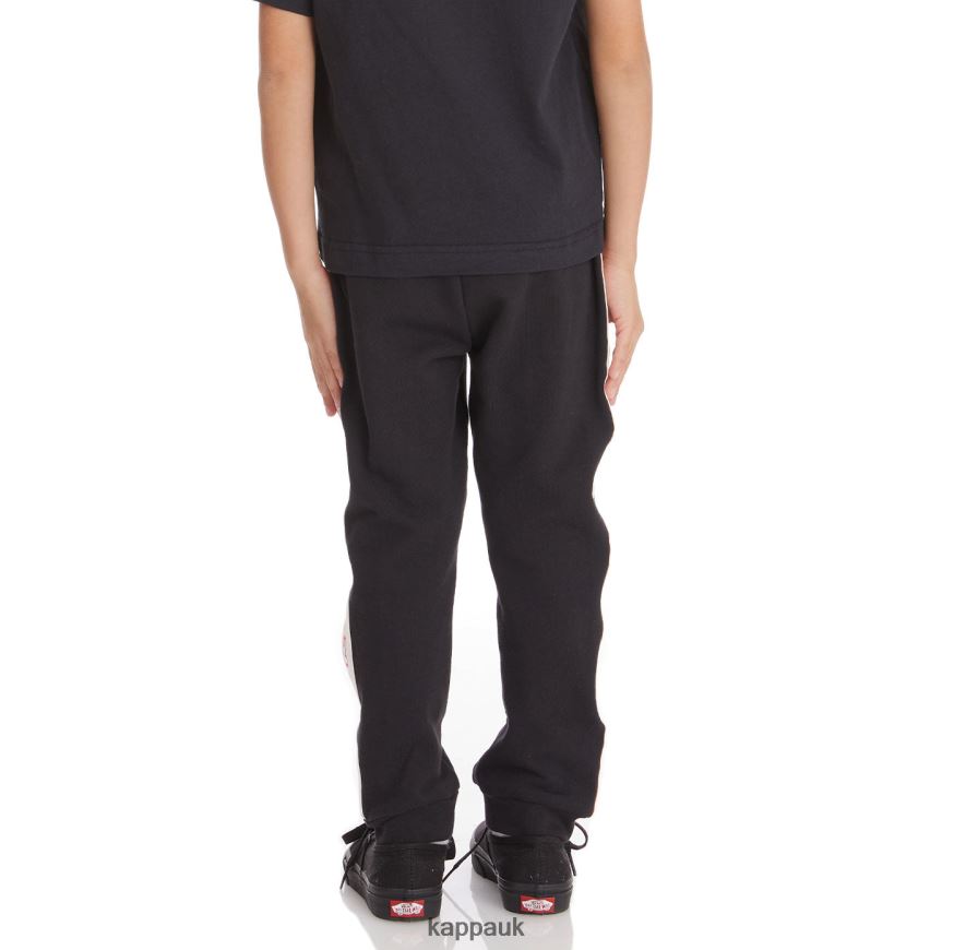 Kappa Kids Logo Tape Anira 2 Sweatpants Black Smoke 408H4N589 - Kappa UK