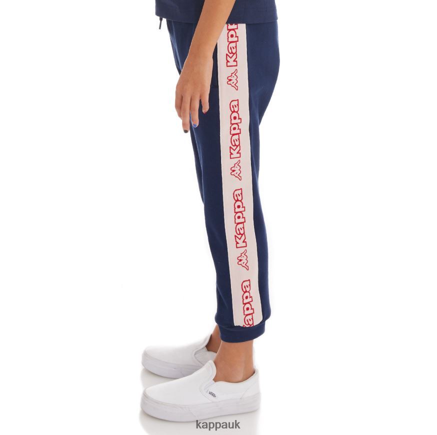 Kappa Kids Logo Tape Anira 2 Sweatpants Navy 408H4N598 - Kappa UK