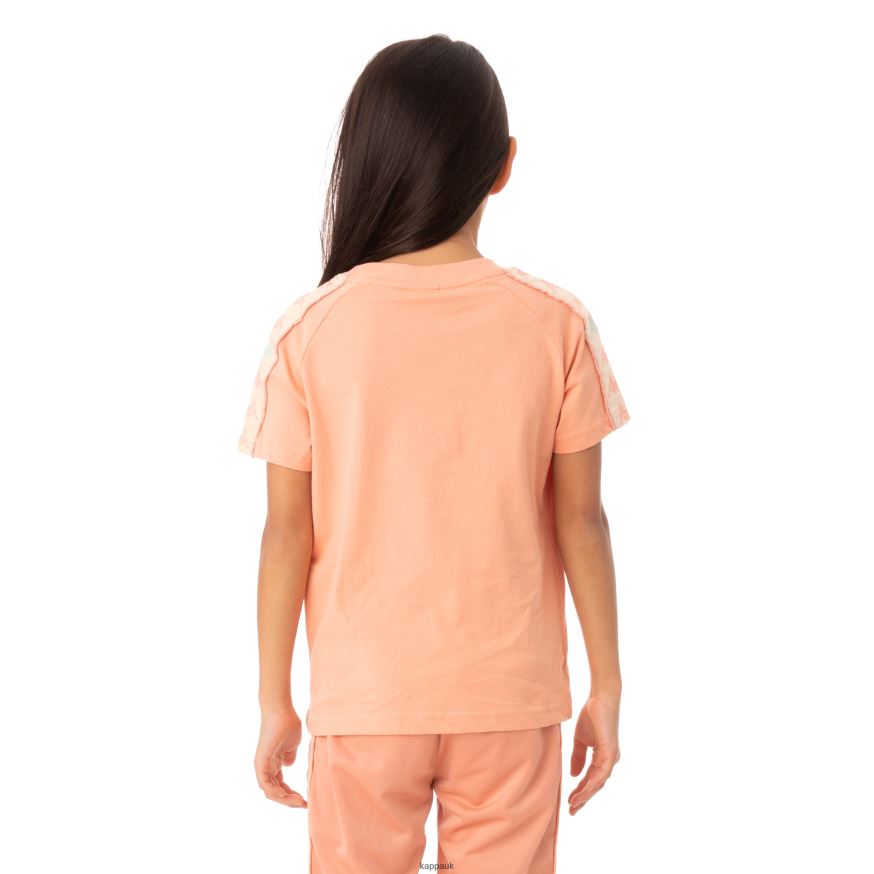 Kappa Kids 222 Banda Deto T-Shirt Pink Coral 408H4N778 - Kappa UK