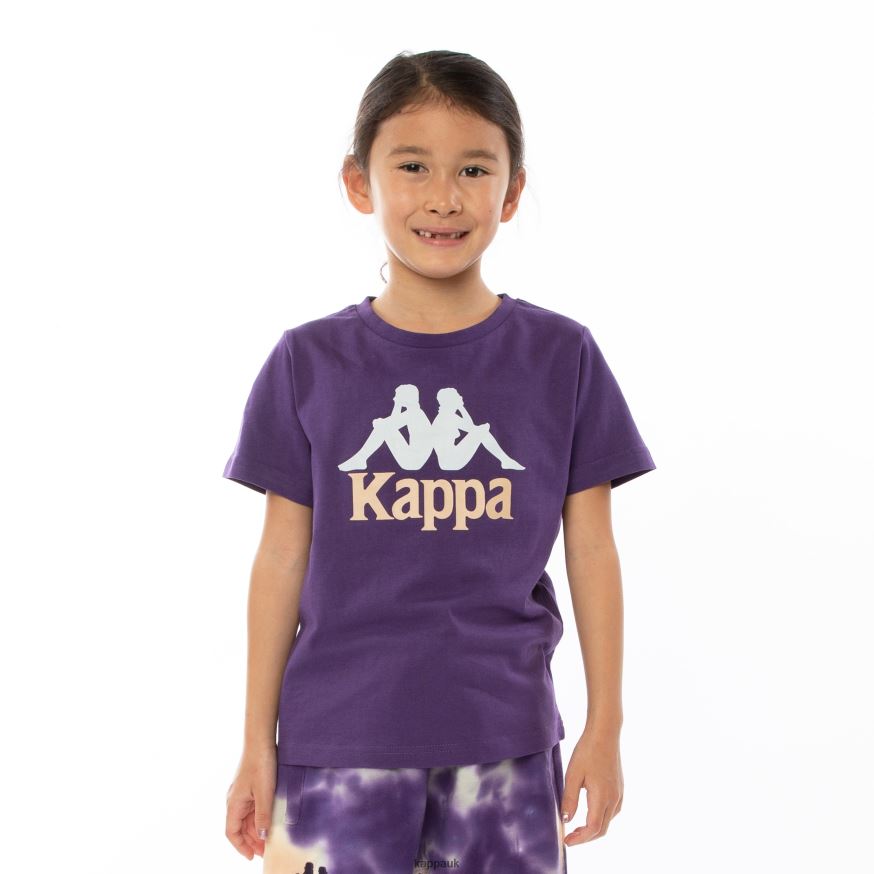 Kappa Kids Authentic Dris Reflective T-Shirt Red Blue Reflective 408H4N784 - Kappa UK