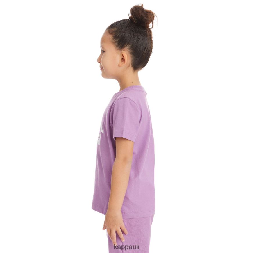 Kappa Kids Authentic Estessi T-Shirt Violet Lavender 408H4N745 - Kappa UK