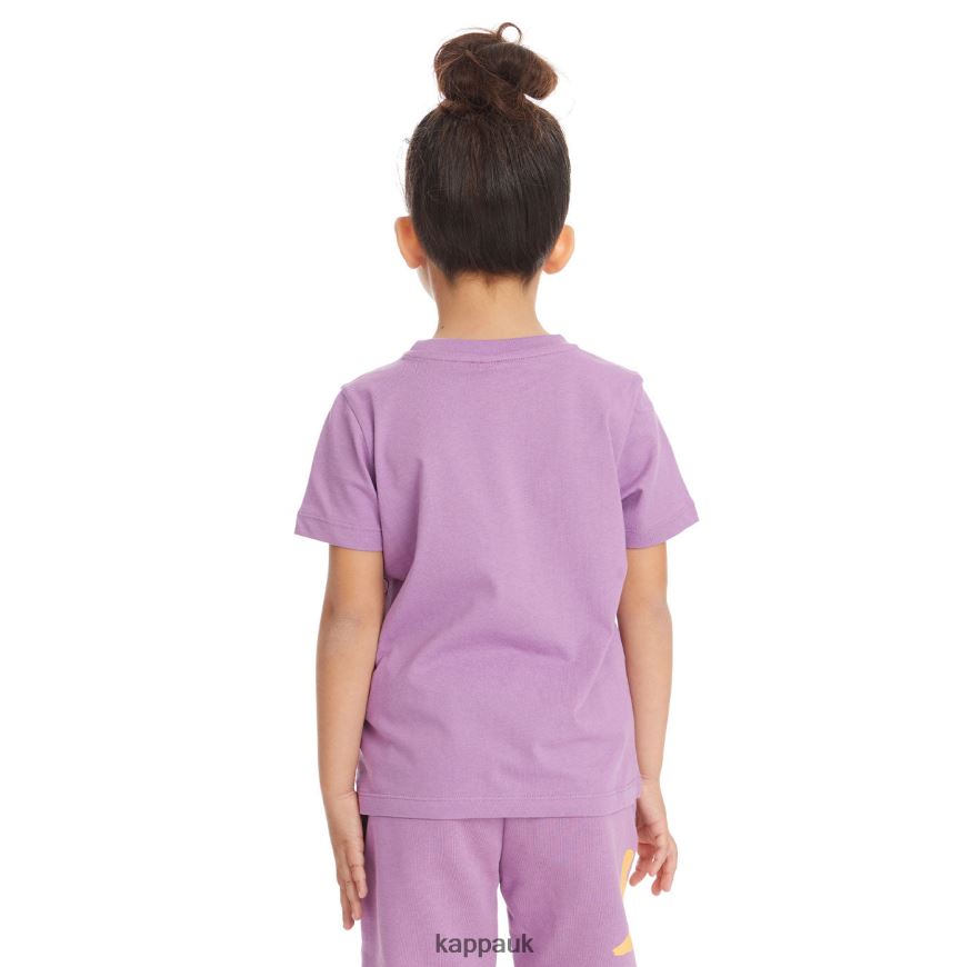 Kappa Kids Authentic Estessi T-Shirt Violet Lavender 408H4N745 - Kappa UK