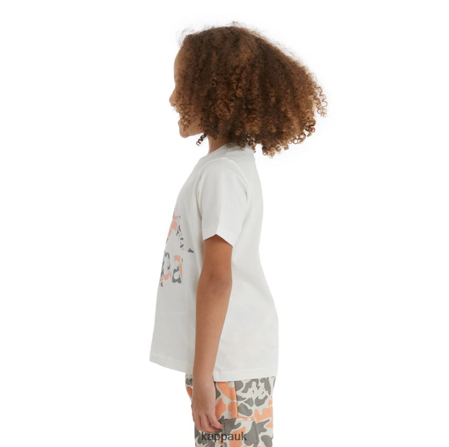 Kappa Kids Authentic Phullo T-Shirt Peach 408H4N716 - Kappa Trainers UK