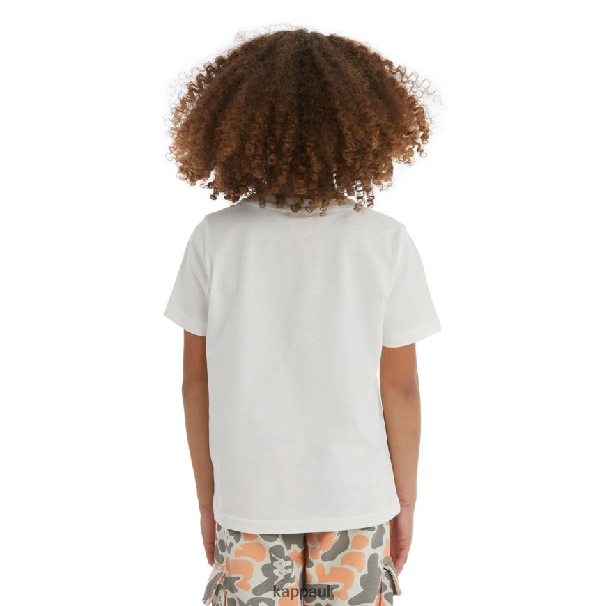 Kappa Kids Authentic Phullo T-Shirt Peach 408H4N716 - Kappa Trainers UK