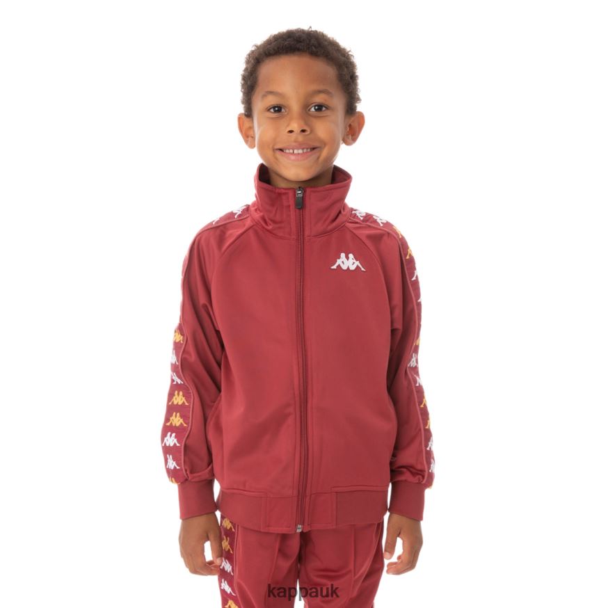 Kappa Kids 222 Banda Annistonin Track Jacket Burgundy 408H4N437 - Kappa Trainers UK