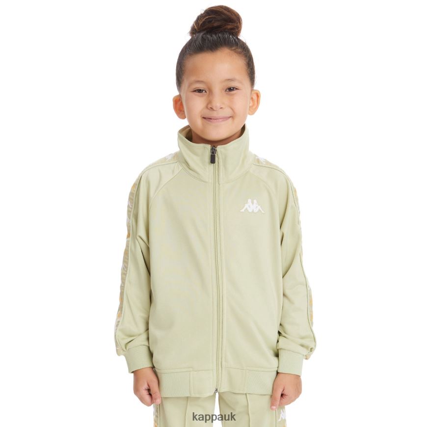 Kappa Kids 222 Banda Annistonin Track Jacket Green Sage 408H4N430 - Kappa UK
