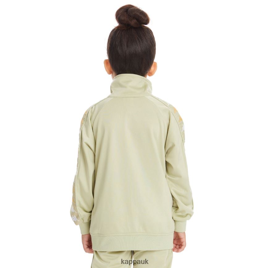 Kappa Kids 222 Banda Annistonin Track Jacket Green Sage 408H4N430 - Kappa UK