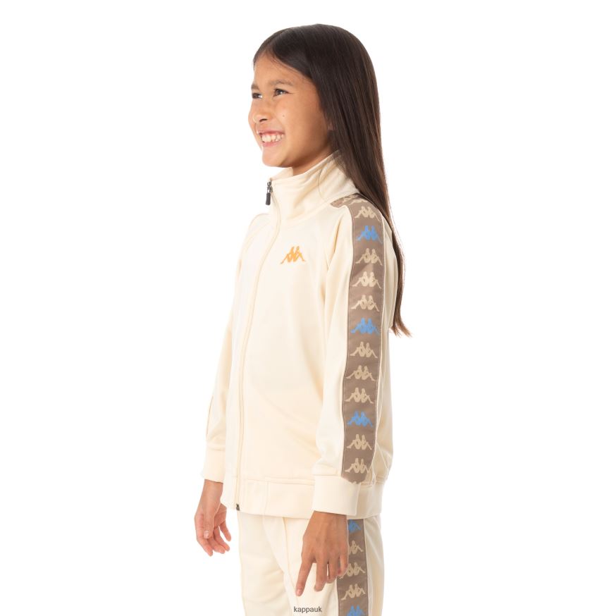Kappa Kids 222 Banda Dullo Track Jacket Beige 408H4N448 - Kappa UK