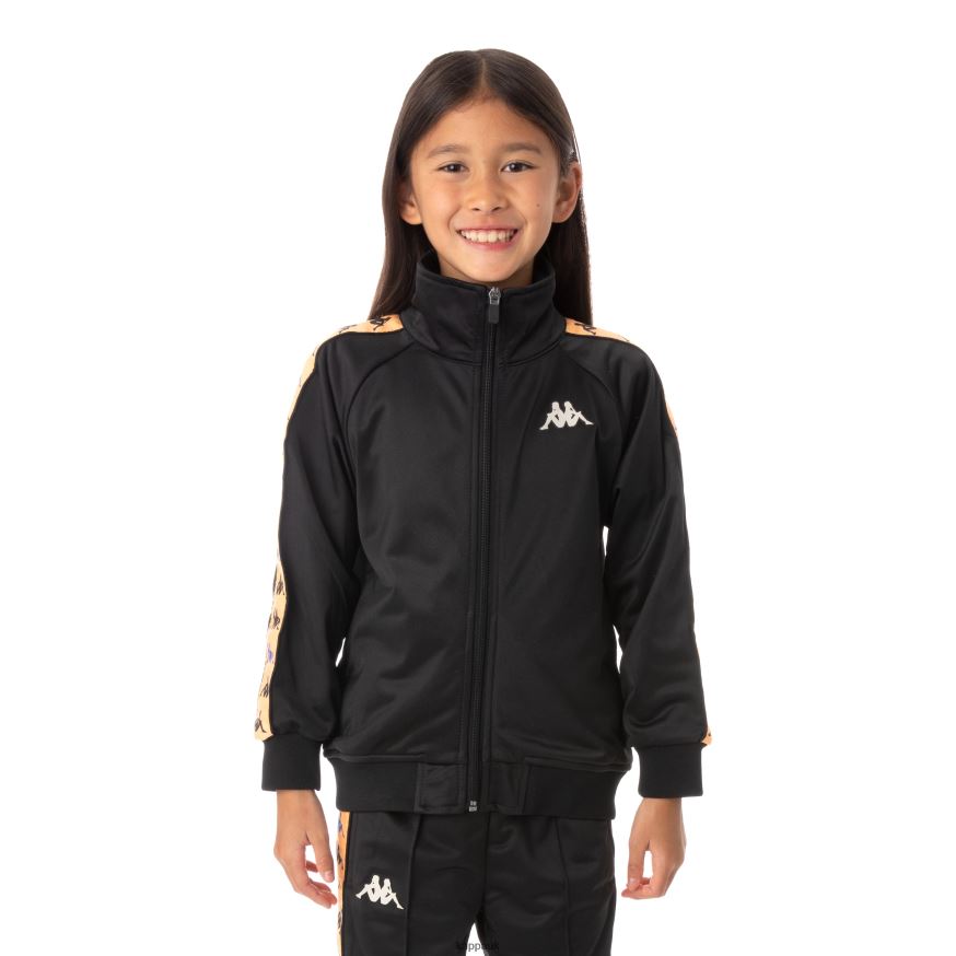 Kappa Kids 222 Banda Dullo Track Jacket Black 408H4N445 - Kappa UK