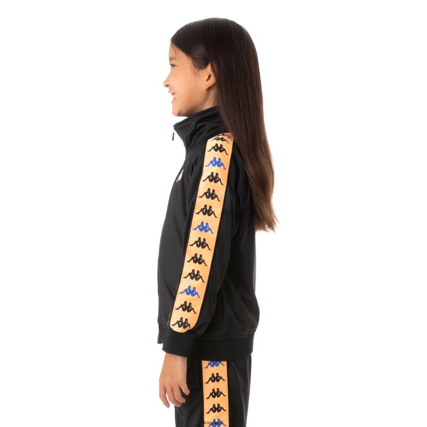 Kappa Kids 222 Banda Dullo Track Jacket Black 408H4N445 - Kappa UK