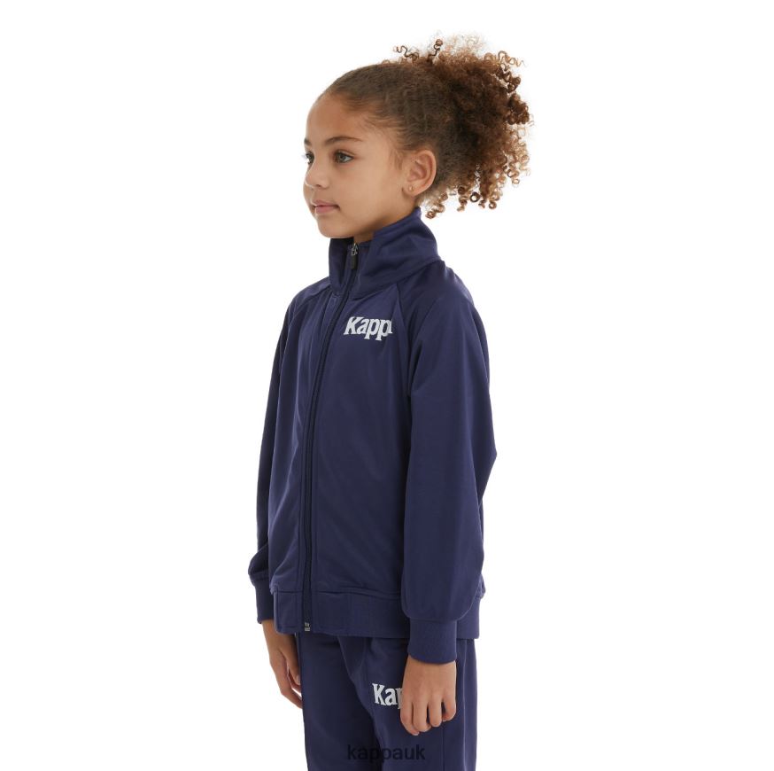 Kappa Kids Authentic Angost Track Jackets Navy 408H4N419 - Kappa Trainers UK