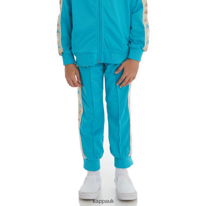 Kappa Kids 222 Banda Deky 2 Trackpants Dark Aqua 408H4N473 - Kappa Trainers UK