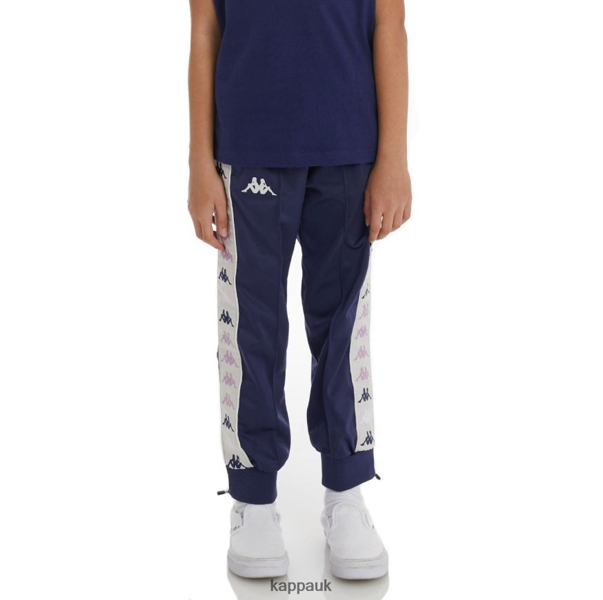 Kappa Kids 222 Banda Deky 2 Trackpants Navy 408H4N475 - Kappa UK