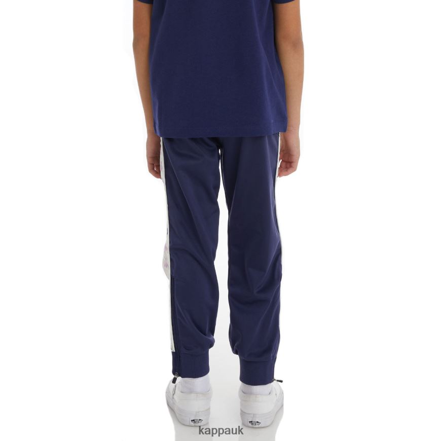 Kappa Kids 222 Banda Deky 2 Trackpants Navy 408H4N475 - Kappa UK