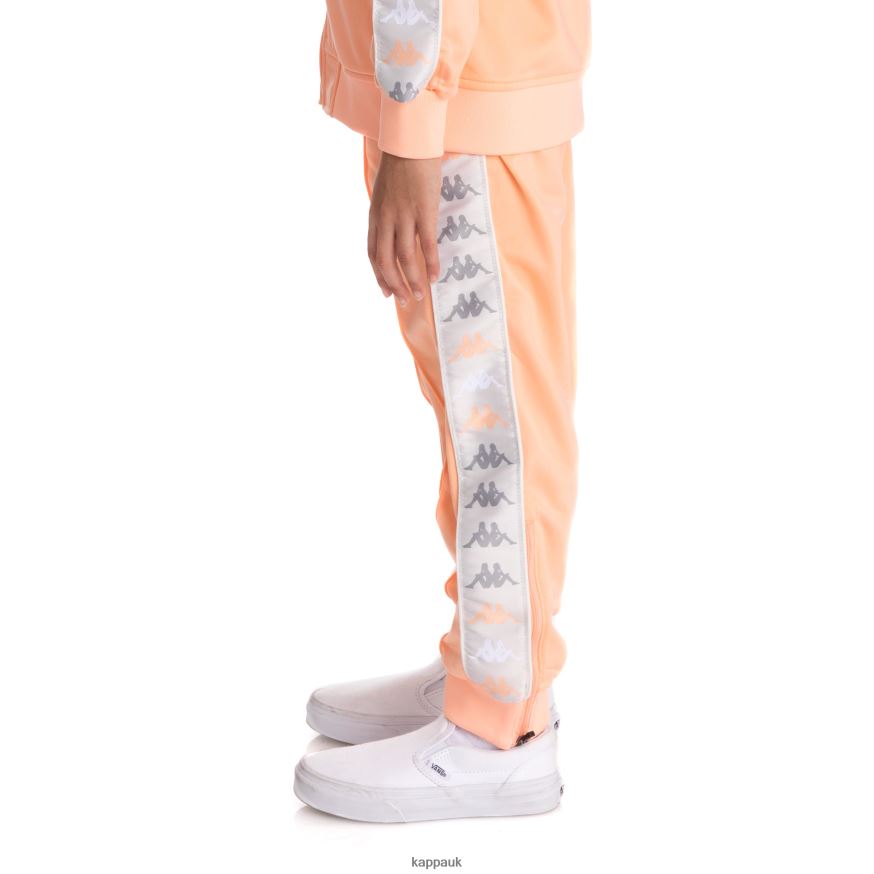 Kappa Kids 222 Banda Deky 2 Trackpants Peach 408H4N474 - Kappa Tracksuit UK