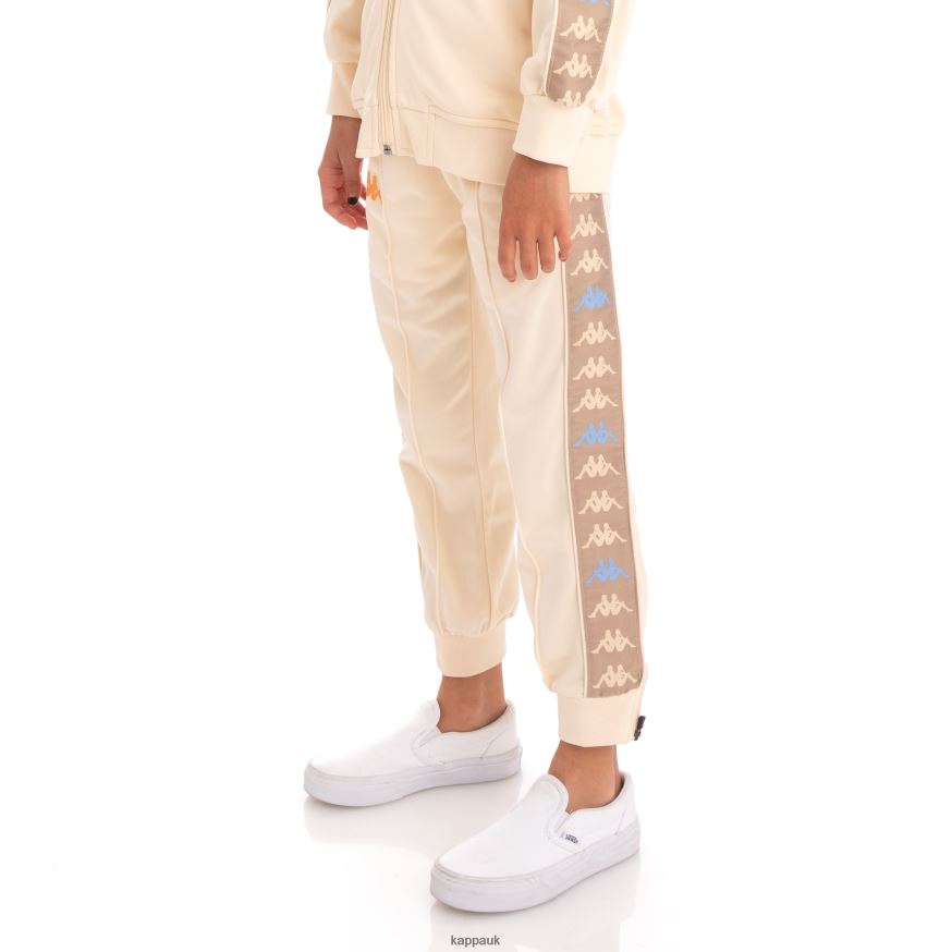 Kappa Kids 222 Banda Deky Trackpants Beige 408H4N500 - Kappa Trainers UK