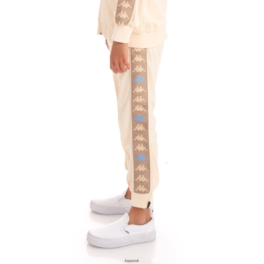 Kappa Kids 222 Banda Deky Trackpants Beige 408H4N500 - Kappa Trainers UK