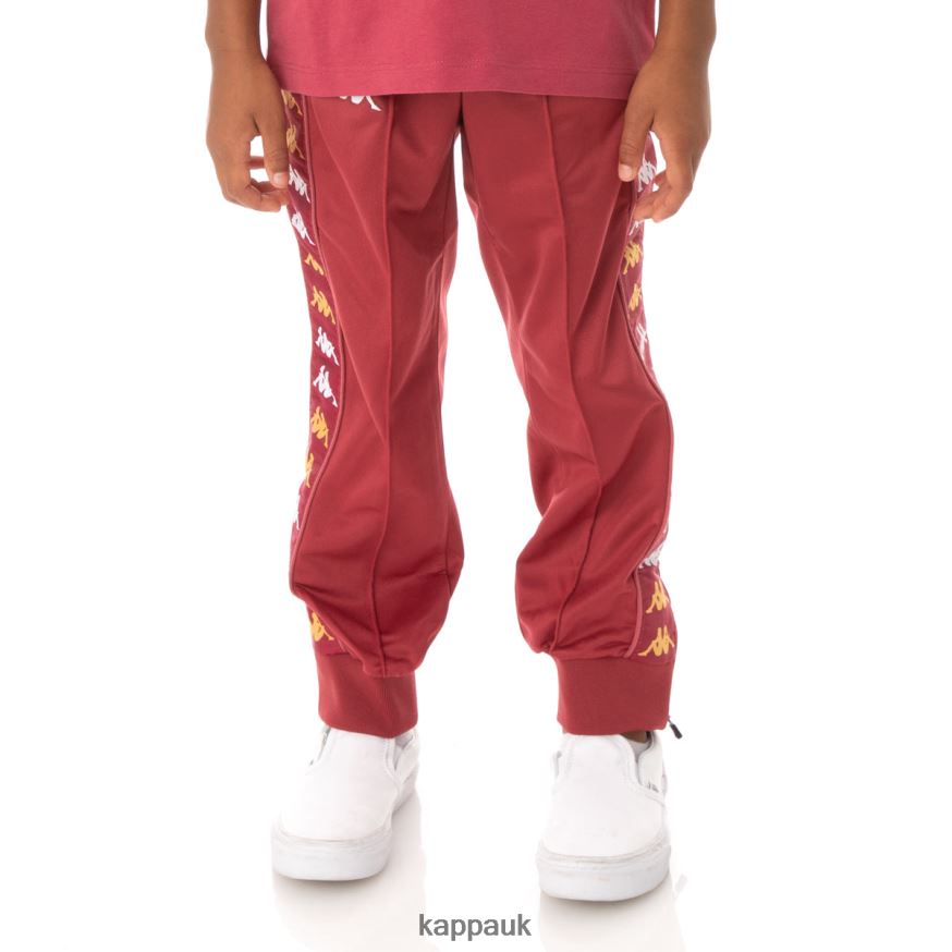 Kappa Kids 222 Banda Rastoriazzin Trackpants Burgundy 408H4N487 - Kappa UK