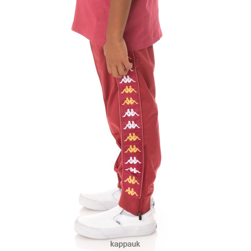 Kappa Kids 222 Banda Rastoriazzin Trackpants Burgundy 408H4N487 - Kappa UK