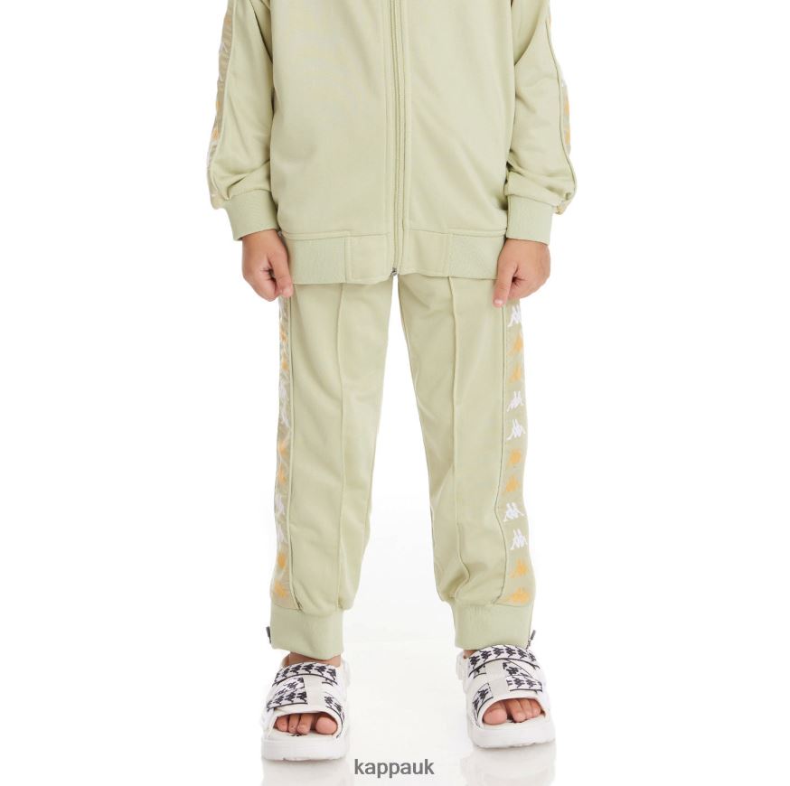 Kappa Kids 222 Banda Rastoriazzin Trackpants Green Sage 408H4N481 - Kappa UK