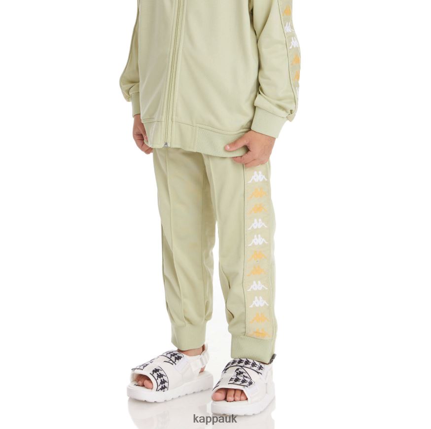 Kappa Kids 222 Banda Rastoriazzin Trackpants Green Sage 408H4N481 - Kappa UK