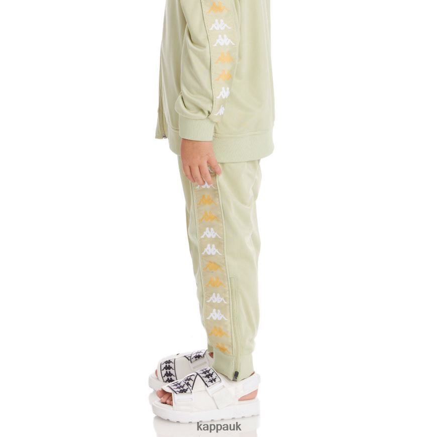 Kappa Kids 222 Banda Rastoriazzin Trackpants Green Sage 408H4N481 - Kappa UK