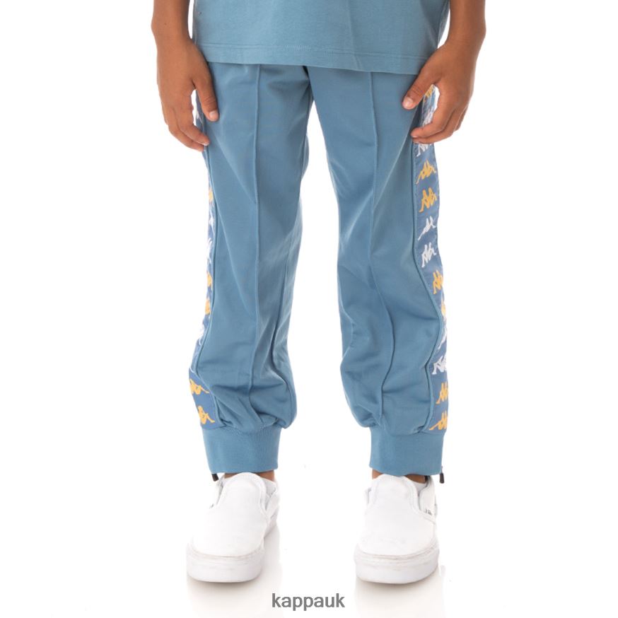 Kappa Kids 222 Banda Rastoriazzin Trackpants Light Blue 408H4N486 - Kappa Tracksuit UK