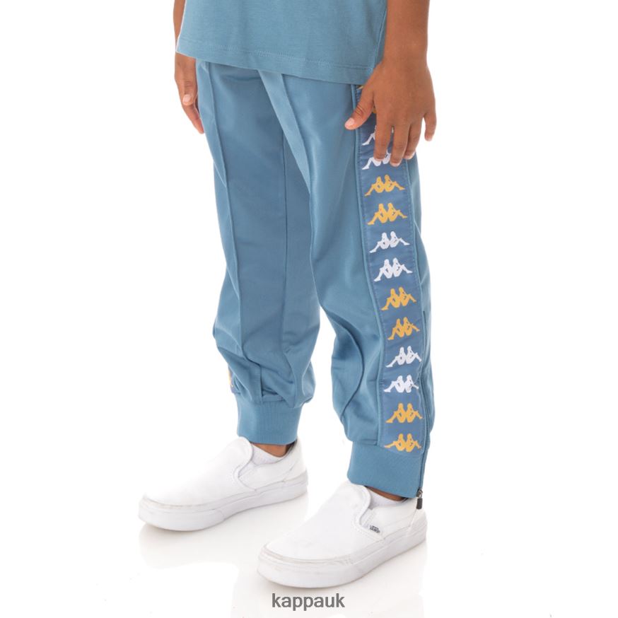 Kappa Kids 222 Banda Rastoriazzin Trackpants Light Blue 408H4N486 - Kappa Tracksuit UK