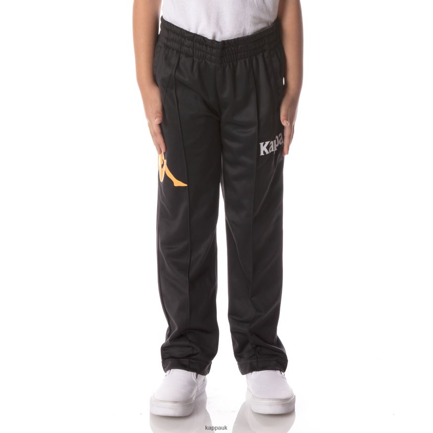 Kappa Kids Authentic Ambret Trackpants Black Smoke 408H4N472 - Kappa UK