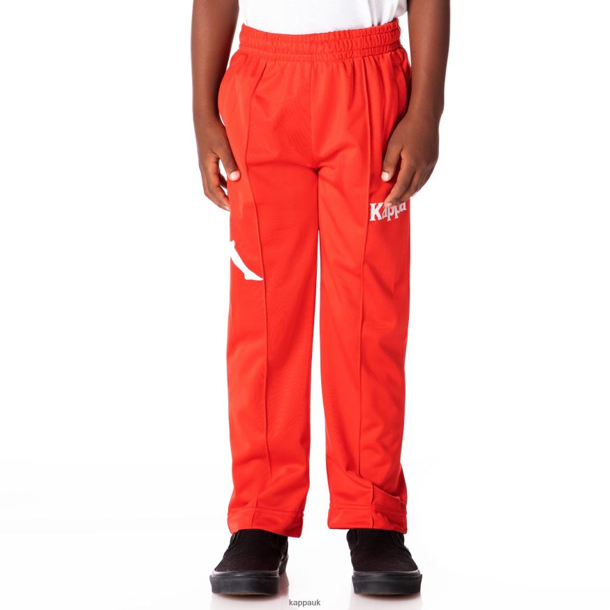 Kappa Kids Authentic Ambret Trackpants Red 408H4N458 - Kappa Trainers UK