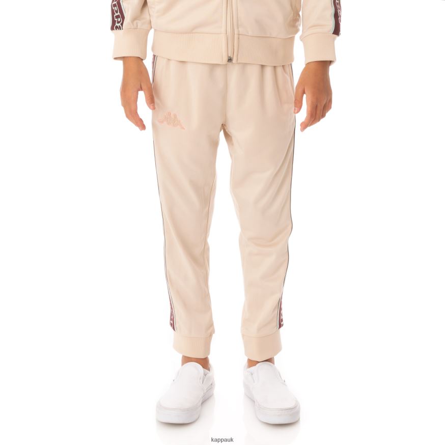 Kappa Kids Logo Tape Alic 2 Trackpants Beige 408H4N493 - Kappa UK
