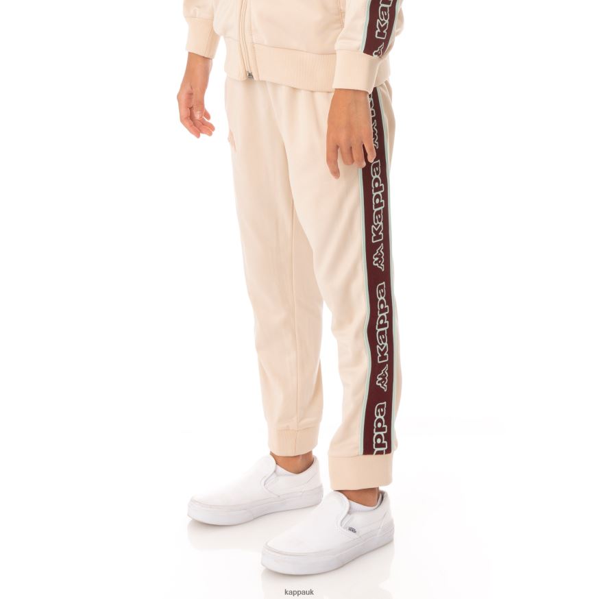 Kappa Kids Logo Tape Alic 2 Trackpants Beige 408H4N493 - Kappa UK