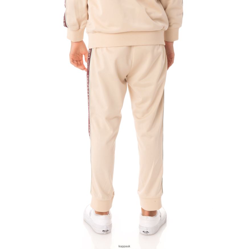 Kappa Kids Logo Tape Alic 2 Trackpants Beige 408H4N493 - Kappa UK