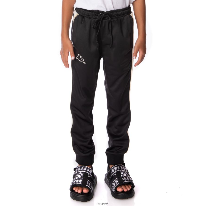 Kappa Kids Logo Tape Alic 2 Trackpants Black Smoke 408H4N457 - Kappa UK