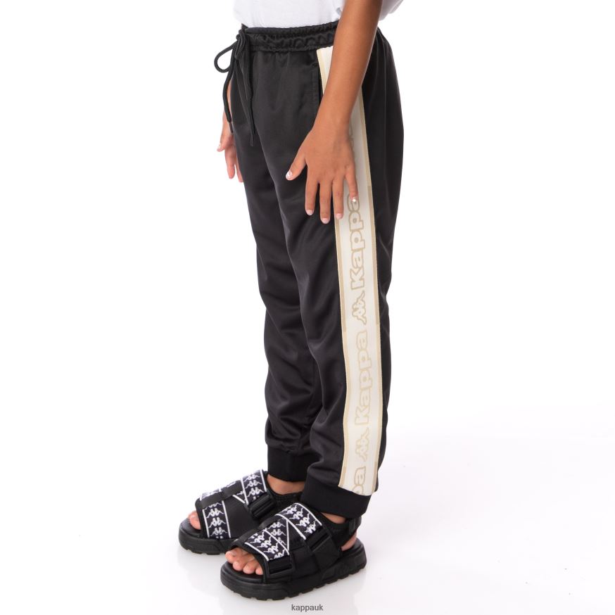 Kappa Kids Logo Tape Alic 2 Trackpants Black Smoke 408H4N457 - Kappa UK