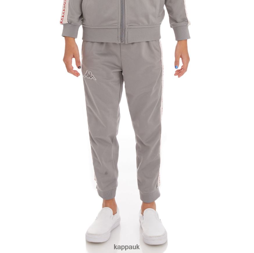 Kappa Kids Logo Tape Alic 2 Trackpants Grey 408H4N484 - Kappa UK