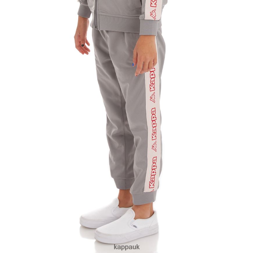 Kappa Kids Logo Tape Alic 2 Trackpants Grey 408H4N484 - Kappa UK