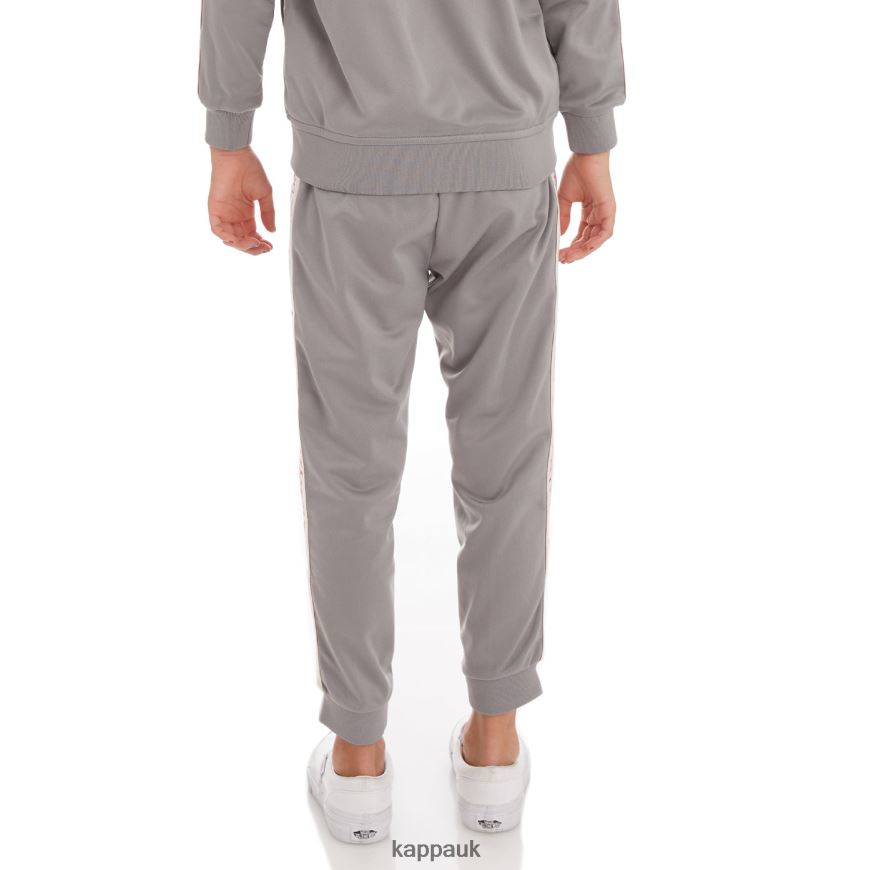 Kappa Kids Logo Tape Alic 2 Trackpants Grey 408H4N484 - Kappa UK